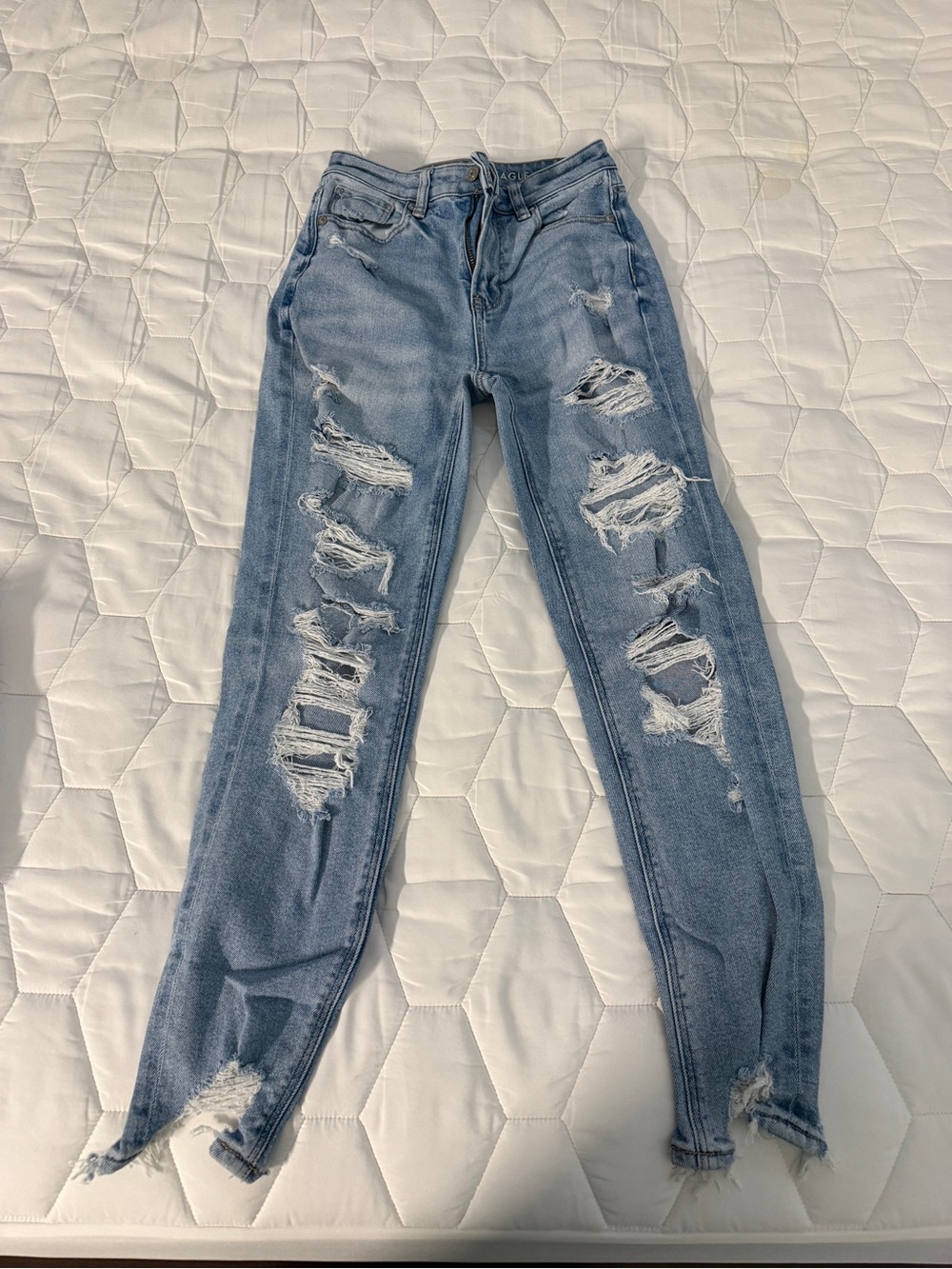 AE ripped skinny jeans